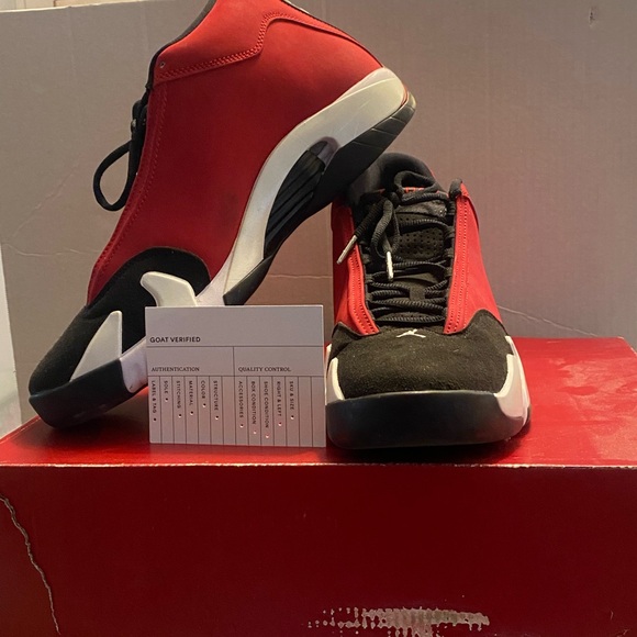 Retro 14 gym red Jordan’s size 12! Goat certified for authenticity✅ - Picture 2 of 7